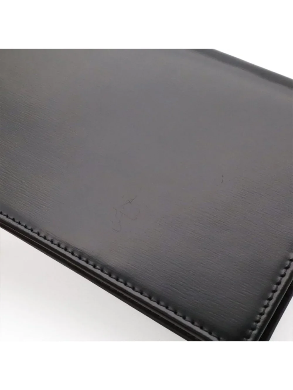 Cartier Pasha de Cartier Line Bifold Wallet Calf Leather Black Silver